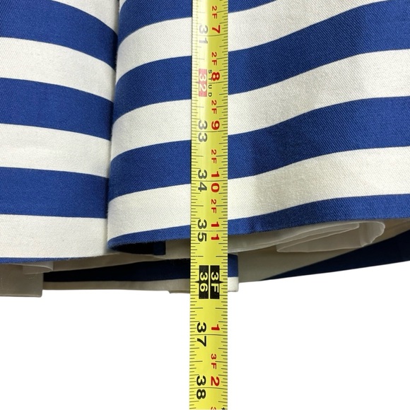 Kate Spade Dress Size 4 Blue Hyacinth Stripe Mariella Silk Blend Pleated EUC - Picture 9 of 11